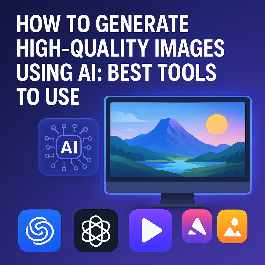 How to Generate High-Quality Images Using AI: Best Tools to Use